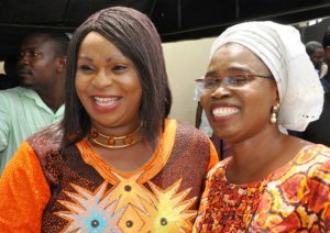 Mrs Bisi Yomi Layinka left and Pastor Mrs Olubi Johnson