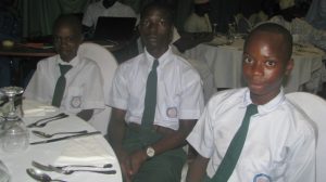 some present students of Lagelu Grammar School at the event