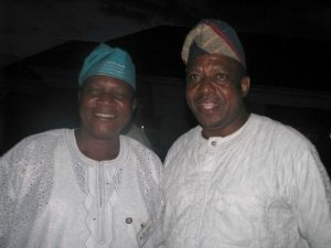Fisayo Kolade, left, with Barrister Wole Adeosun...