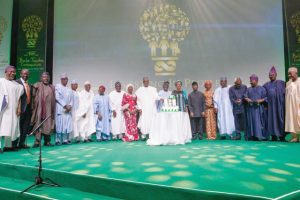 Nigerian governors join President Muhammadu Buhari to rejoice with Bola Tinubu