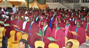 Cross section of the matriculating students