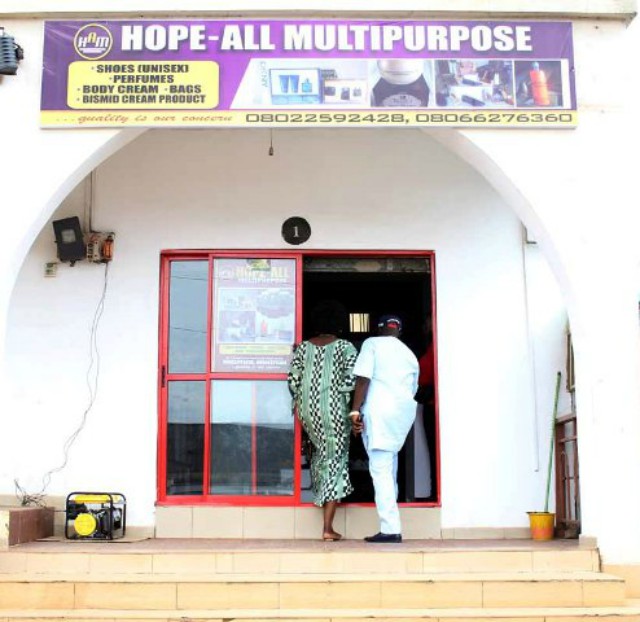 Entrance view of the Hope All Multipurpose