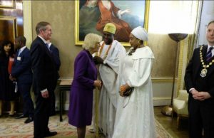 Photos: Ooni, Wife Storm London, Visit British Royalty
