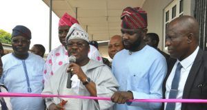 Photo: Hon Saheed Fijabi Commissions Resource Center