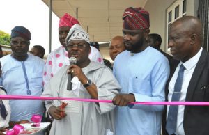 Photo: Hon Saheed Fijabi Commissions Resource Center
