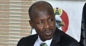 Melaye Explains Why Magu’s Name Cannot Be Re-Presented To Senate By Buhari ...Ibrahim Magu of EFCC..