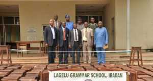 Day Lagelu Gramms’ Old Boys’ 82-Set Donated 170 Stools To School’s Laboratories