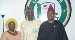 Day NUJ President Was Hosted By Gov Amosun