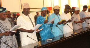 The ‘Politics’ Behind How Ajimobi Inaugurated His 55 New LG Caretaker Chairmen