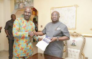 CKN News To Hold 1st Annual Lecture, Gov Okezie Ikpeazu Confirms Attendance ...Gov Okezie Ikpeazu, right, with Chris Kehinde Nwandu of CKN News...