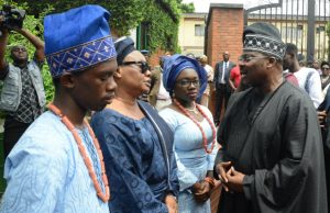 Ajimobi, Tunji Alapini Witness The Burial Of DAWN Commission’s Dipo Famakinwa