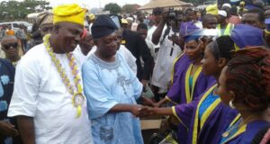 Hon Fatai Adesina’s Vocational Training Programme Produces Graduands, Gives Out Equipment To Them Fatai Adeshina and Senator Ladoja