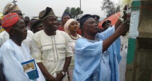 Rashidi Ladoja Commissions Hon Ademola Ige’s Projects Ladoja with Akeem Ige