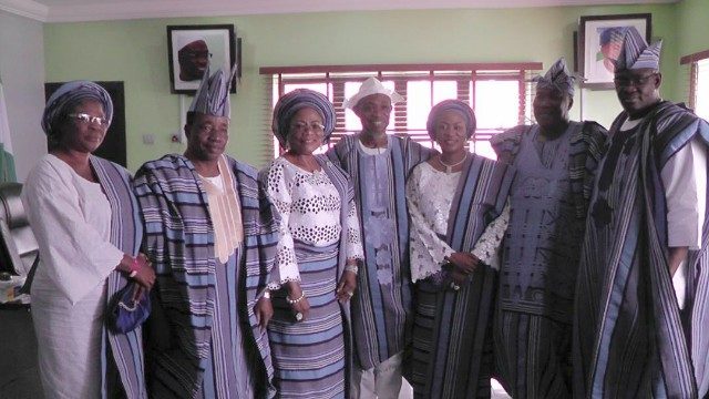 ...Speakers of Osun and Ekiti Houses of Assembly with the Aregbesolas...