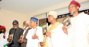 Photo: Akande, Akeredolu, Aregbesola Witness Launch Of Akinrinade’s Book