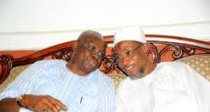 Fayose Vs Ekiti Oil Marketers: Aregbesola’s Intervention Ends Rift ...Govs Rauf Aregbesola, right, with his counterpart from Ekiti, Ayodele Fayose...two good heads?