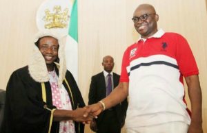 Ekiti Speaker Laments His People’s Poor Attitude Towards Sanitation Hon Kola Oluwawole and Governor Ayodele Fayose