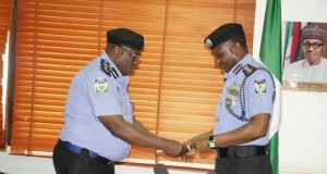 IGP Ibrahim Receives National Security Summit Declaration IGP Ibrahim Idris, right, with DIG Dagala during the official presentation of the declaration…