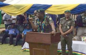 IGP Idris Reveals Plans To End Kidnapping In Nigeria ...IGP Ibrahim Idris...addressing officers and men at the event...