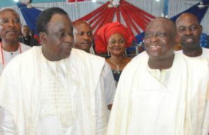 Church Must Set Example Of Transparency To Nigerians- Oyo Deputy Gov Oyo's Deputy Governor, Moses Adeyemo, left, with Dr Gbade Ojo at the event...