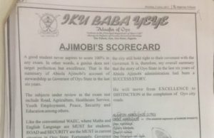 Alaafin Of Oyo Praises Ajimobi On Achievements In 6 Years As Governor Report card from the Alaafin