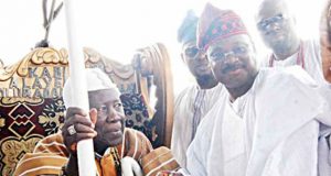 Olubadan Chieftaincy Declaration Review: Why We Are In Support – Ibadan United In Diaspora The Olubadan, Oba Saliu Adetunji, left, with Gov Abiola Ajimobi...