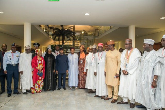 ...Professor Yemi Osinbajo, the Acting President with others after the event...