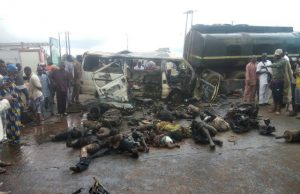 How 10 Commuters Were Burnt To Death On Ife-Ibadan Road On Sunday, Plus Pictures ...remains of some of the victims of the auto accident on Ife-Ibadan road...