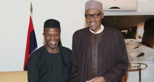 London Trip: Osinbajo Gives Report, Says ‘Buhari’ll Return Soon’ Ag President Yemi Osinbajo, left, with President Muhammadu Buhari...