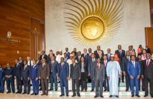 Osinbajo Storms Ethiopia For African Union Summit Ag President Yemi Osinbajo, fourth from the right, with other African Leaders in Ethiopia on Monday Morning...