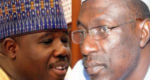 Fallout Of S’Court Verdict: Makarfi Takes Over PDP HQ Ali Modu Sheriff and Makarfi