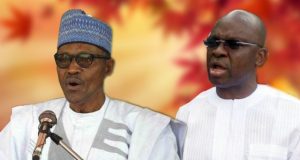 Fayose Again! Reveals That He’s Not Spoken To Buhari In 2 Years President Muhammadu Buhari, left, with Governor Ayodele Fayose...