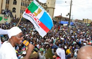 Osun Bye-Election: Aregbesola Leads Others To Ejigbo For Mega-Rally Governor of Osun State, Ogbeni Rauf Aregbesola, with the candidate of All Progressive Congress (APC), for the Osun West Senatorial By-Election, Senator Mudashir Husain, at the mega-rally held in Ejigbo on Monday…
