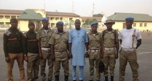 National Assembly Hailed For Passing Peace Corps Bill Into Law Hon Akeem Ademola Ige, middle, with some members of the Nigerian Peace Corps who visited him...