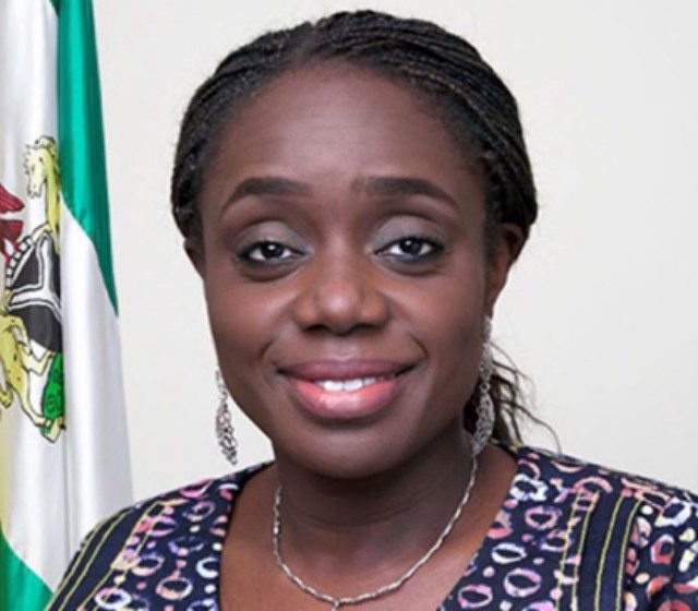 Mrs Kemi Adeosun, Nigeria's Minister of Finance...