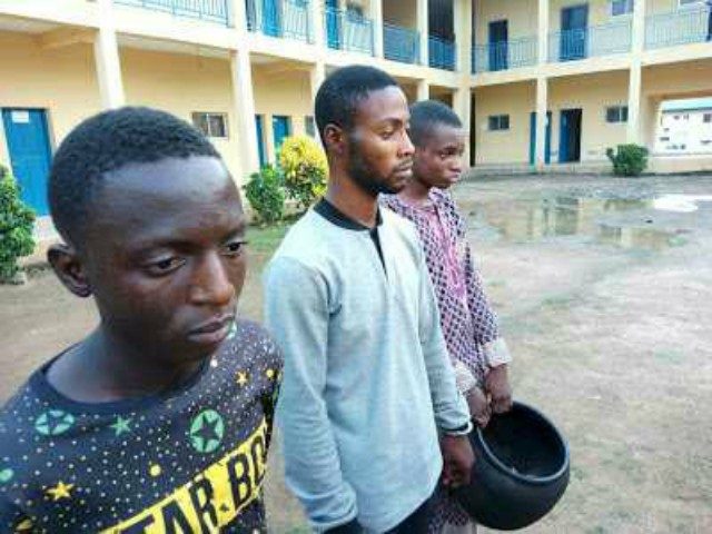 ...the three suspected killers of the Uniosun student...