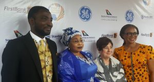 Nigerian Women In Journalism Secure Support From South African Airways LtoR- Yomi Owope, Convener, Women In Journalism Africa_ Lami Tumaka, Director Special Duties, NIMASA_ Professor Anthea Garman, Rhodes University South Africa and Adesuwa Oyenokwe, Publisher Today's Woman