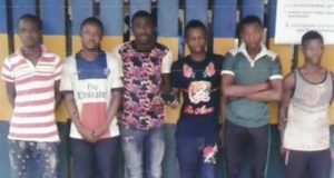 See The Faces Of Robbers Who Robbed Segun Odegbami’s Lagos Home ...the suspected robbers who robbed Segun Odegbami at home....as paraded by Police...