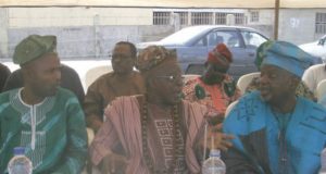 Revival Of Yoruba Culture, Tradition: Cultural Ambassador, Chief Lekan Alabi Canvasses For Sponsors From the right: Chief Lekan Alabi, Elder Taye Ayorinde and Permanent Secretary, Ministry Of Information, Culture And Tourism, Dr. Bashir Olanrewaju during the cultural event…
