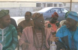 Revival Of Yoruba Culture, Tradition: Cultural Ambassador, Chief Lekan Alabi Canvasses For Sponsors From the right: Chief Lekan Alabi, Elder Taye Ayorinde and Permanent Secretary, Ministry Of Information, Culture And Tourism, Dr. Bashir Olanrewaju during the cultural event…