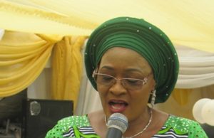 Children’s Education: School Proprietress, Hajia Adebisi Charges Parents Proprietress, Mahanatez International School, Hajjia Bolatito Adebisi presenting her welcome address during the event