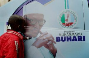 How Overwhelming Crowd Welcomed Buhari To Daura A young Muhammadu Buhari admirer in Daura