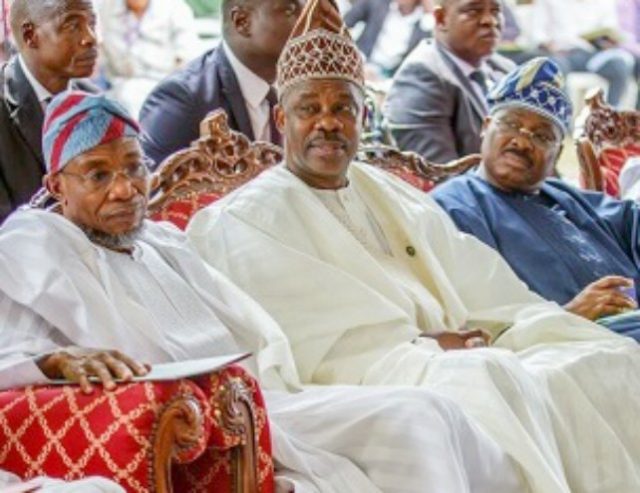Governors Rauf Aregbesola, Ibikunle Amosun and Abiola Ajimobi