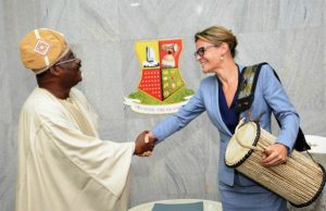 Photo: Ajimobi Hosts British Deputy High Commissioner In Ibadan Gov. Abiola Ajimobi of Oyo state, British Deputy High Commissioner to Nigeria, Laure Beaufils during the visit…