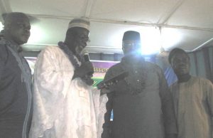 Imbibe Right Attitude To Claim Leadership Mantle- Dons Charge Youths From the left, the Secretary, NUJ Oyo State Council, Bola Ogunlayi, Founder, Shafaudeen In Islam Worldwide and Grand Patron, Straight Times Magazine, Prof. Sabit Olagoke Ariyo (JP) presenting an Award of Merit to Oyo State Commissioner for Education, Prof. Adeniyi Olowofela and Publisher, Straight Times Magazine, Kunle Bakare…
