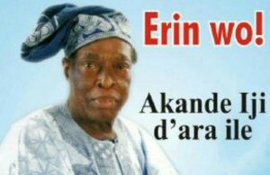 Adebayo Faleti’s Burial Plans: All You Need To Know Late Pa Adebayo Faleti