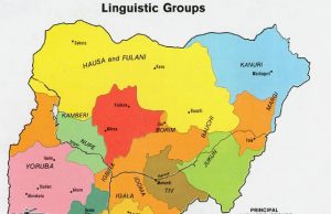 Quit Notice To Igbos: Northern Youths Back Out Nigerian map showing ethnic groupings