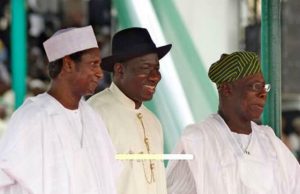 SERAP Accuses Obasanjo, Yar’Adua, Jonathan Of Wasting N11tn On Electricity L-R: Late President Yar'adua, exPresident Goodluck Jonathan and Former President Olusegun Obasanjo...