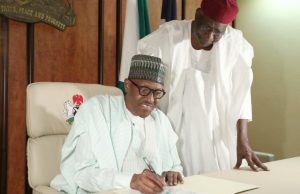 Why Buhari Will Work From Home For Now President Muhammadu Buhari with his COS