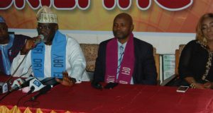 Aso Ofi International Tourism Market Receives Oyo Government’s Attention Oyo State Commissioner for Information, Culture and Tourism, Mr. Toye Arulogun (second left) flanked by the Permanent Secretary of the Ministry, Dr Bashir Olanrewaju (Second right), PERA Award Ambassador and Nollywood Actress, Bimbo Akintola (right) and the Caretaker Chairman, Iseyin Local Government, Engineer Abolade Akanni during the media briefing on the 2nd edition of Aso Ofi Festival and PERA